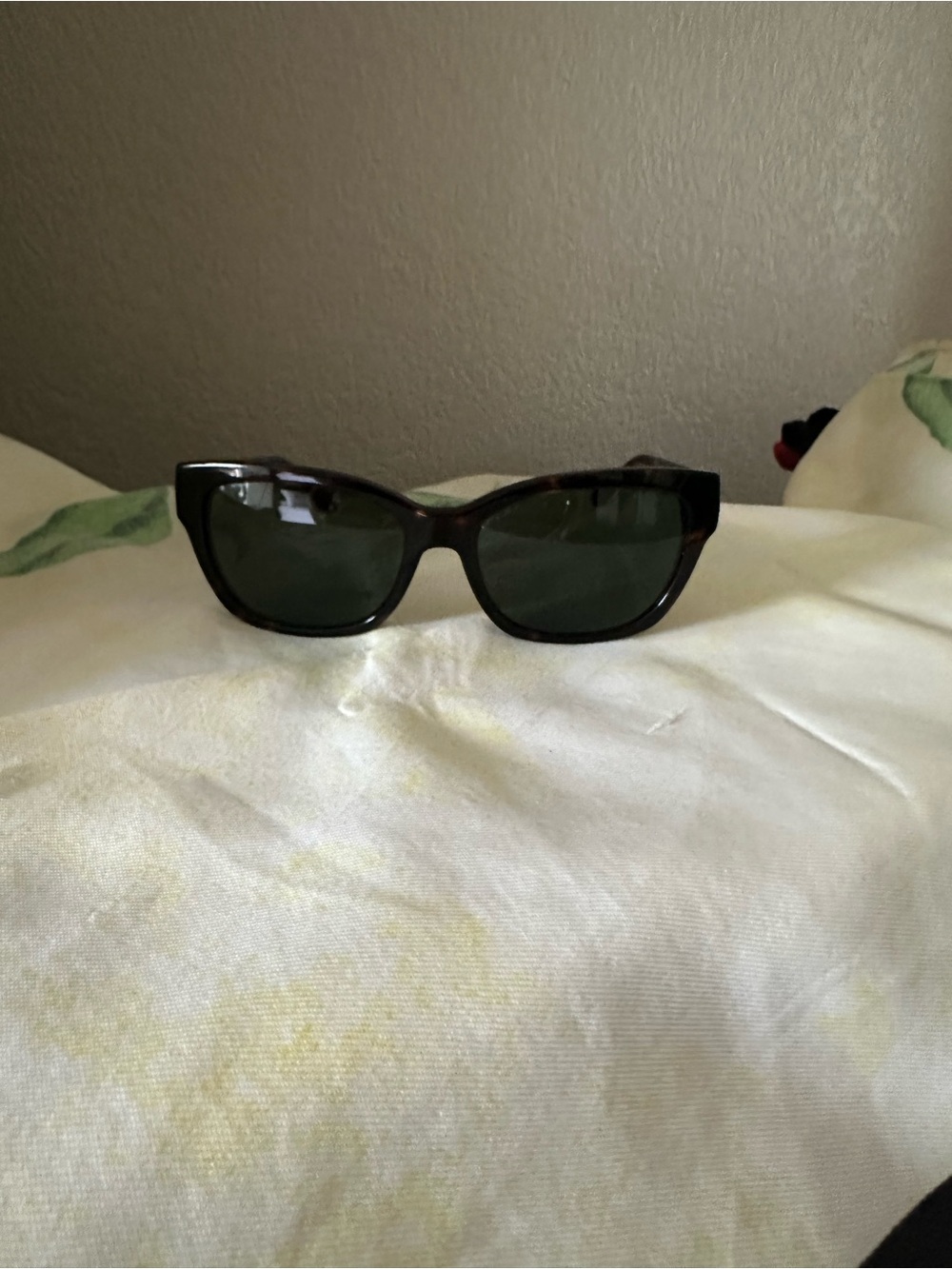 Ralph Lauren Black Cat-Eye Sunglasses with Dark Lenses